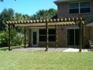 six post pergola