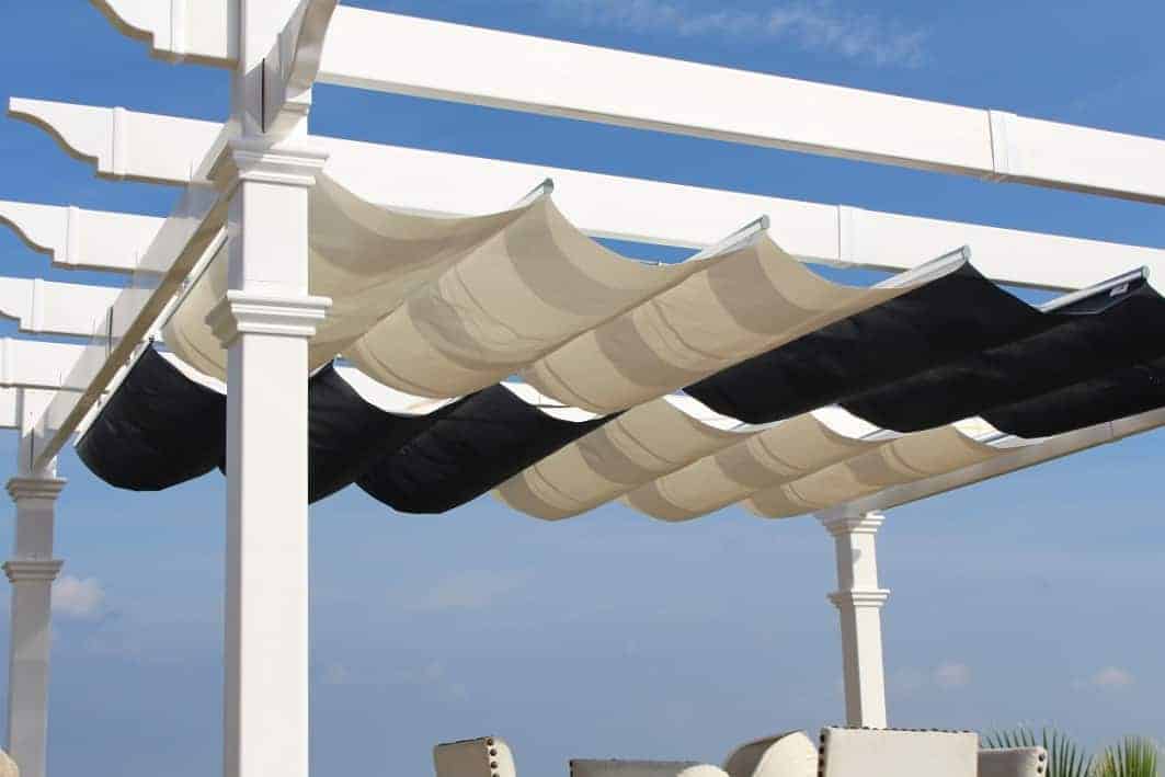 Retractable Canopy for Attached Pergolas Pergola Depot