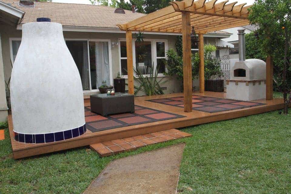 outdoor living space