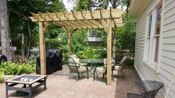 10x10 pergola clearance cover