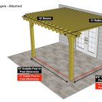 11×15 Big Kahuna Pergola – Attached