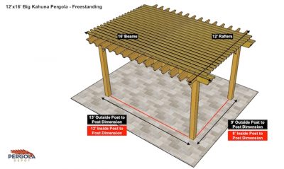12x16 kahuna pergoladepot