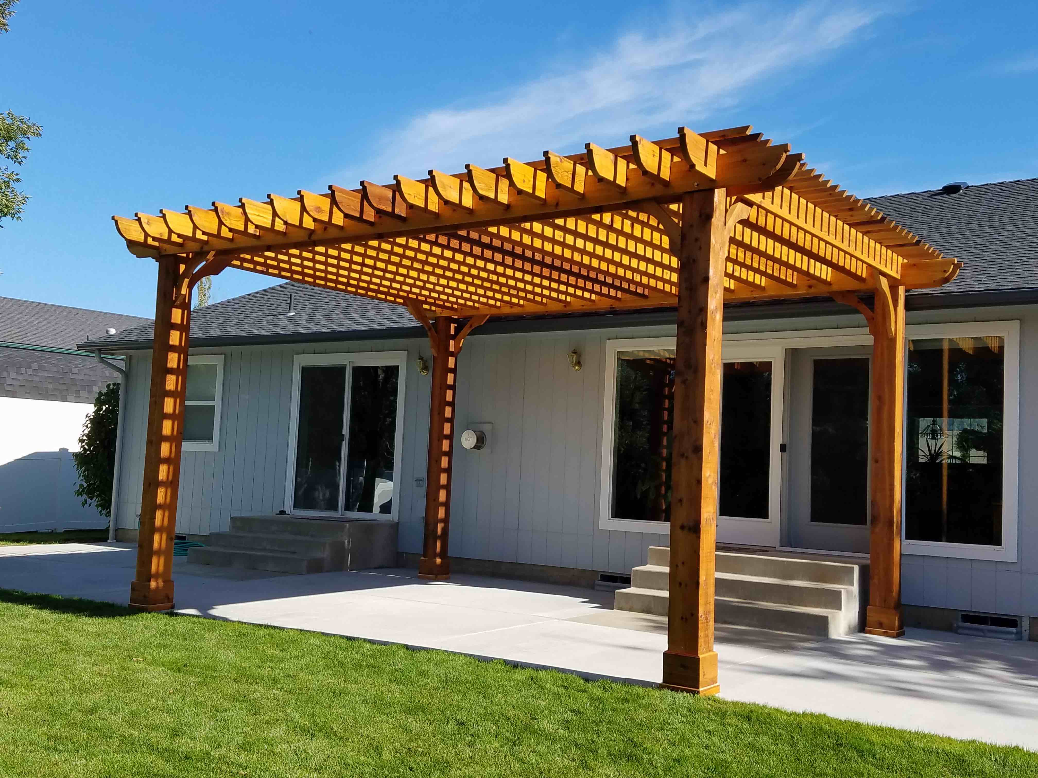 16x20 Pergola Kits Shop Our Big Kahuna 16x20 Wood Pergola Kit Online