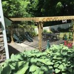 18×18 pergola freestanding pine