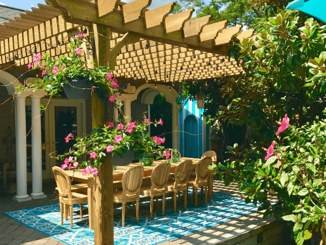 Attached BigKahuna Pergola