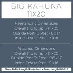 Big Kahuna 11×20 pergola