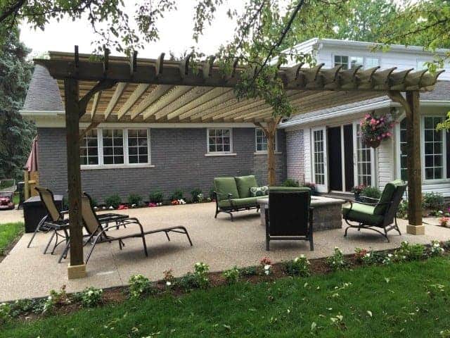 20x20 Pine Freestanding Big Kahuna | Pergola Depot