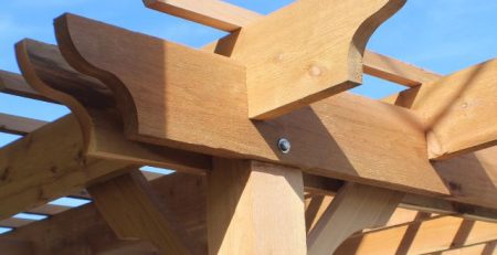 Rough Sawn Cedar Pergola Wood