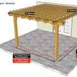 15×15 Sombrero Pergola – Attached