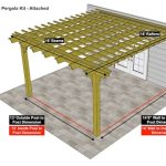 16×16 Sombrero Pergola Kit – Attached