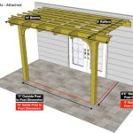 8×14 Sombrero Pergola – Attached