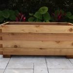 Medium cedar planter box kit