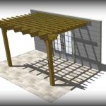 Sombrero attached pergola kit