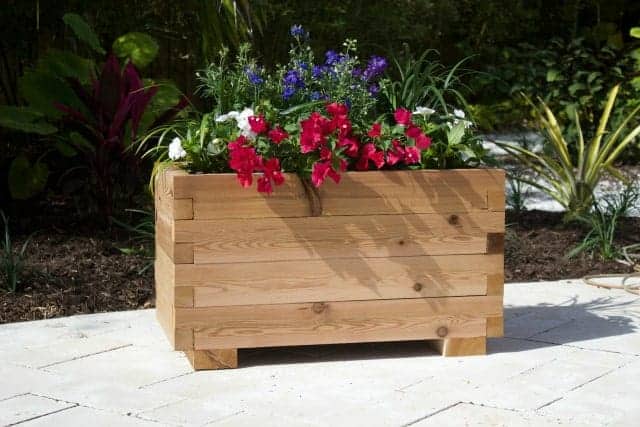 Small Wooden Planter Box Our, Small Square Wooden Flower Boxes