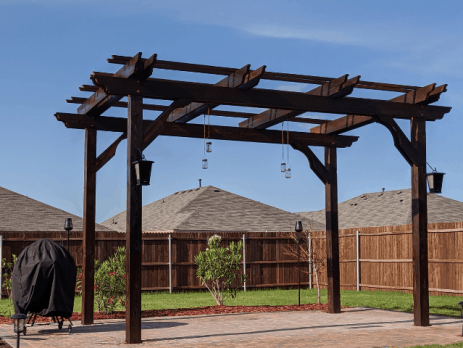 Fedora freestanding pergola