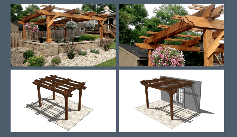 Patio Cover Kits Fedora Wooden, Diy Wood Patio Cover Kits