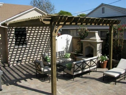 wood pergola pergola
