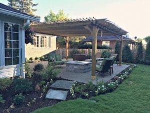 Pergola Uses for Borders - 20x20 Big Kahuna Pergola