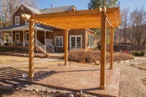 Big Kahuna Wood Pergola