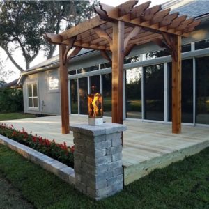 Contemporary Cedar Wood Pergola – Big Kahuna