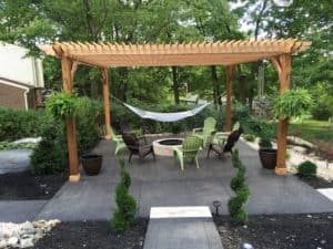 Cedar Freestanding Garden Pergola Kit - Big Kahuna