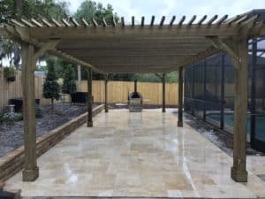 6 Post Custom Freestanding Pergola - Big Kahuna