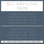 Big Kahuna 19×19 pergola