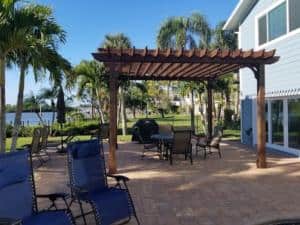 Florida Patio Pergola - 16x17 Big Kahuna