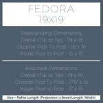 Fedora 19×19 pergola