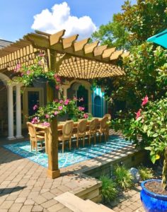 California Attached Patio Pergola – Big Kahuna Cedar Pergola