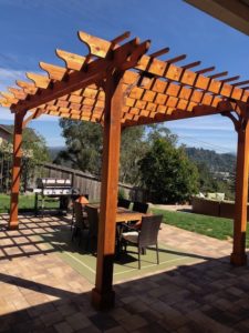 Scotts Valley California Pergola – 13x17 Sombrero Pergola