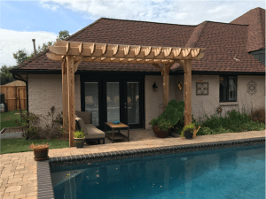 Wood Patio Covers for Phoenix Pools – 8x15 Big Kahuna