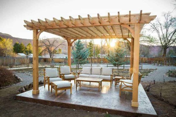 14 Foot Big Kahuna Wood Pergola Kit