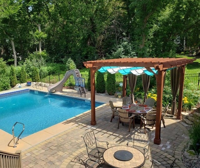 Pool Pergola for Shade – Sombrero 14x14