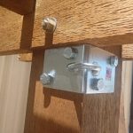 Pergola Shade Sail Corner Bracket