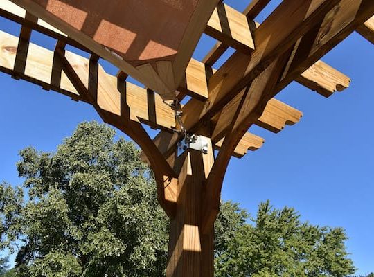 Corner Bracket Attachment - Pergola Shade Sail