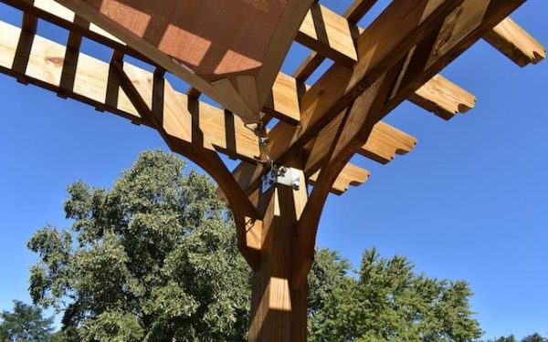 Corner Bracket Attachment - Pergola Shade Sail