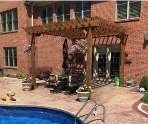 Swimming Pool Shade Structures - 15x15 Big Kahuna Pergola