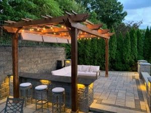 best string lights for pergola