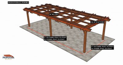 20x30 rafters slats