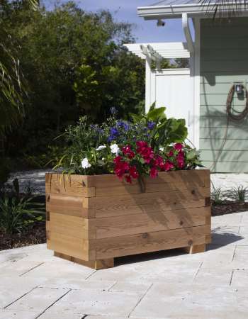 cedar patio planter box
