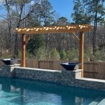 Brim border trellis pergola kit