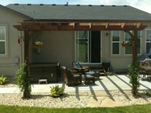 pergola over hot tub