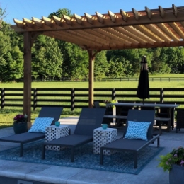 Large Wood Pergola