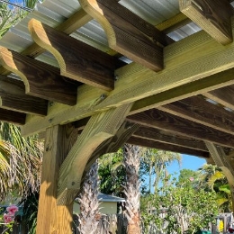 Large Pergola With Roof