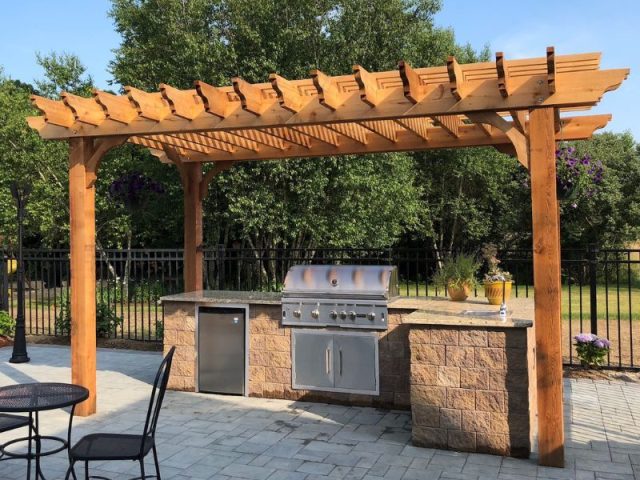 12x20 Cedar Freestanding Pergola Kits