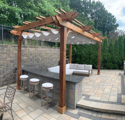 8x8 Patio Cover Fedora
