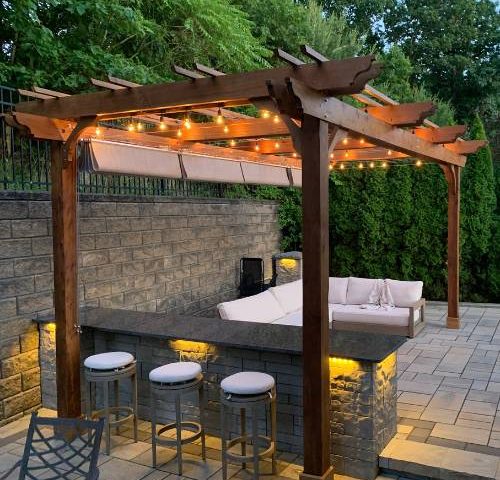 17x17 Patio Cover Fedora