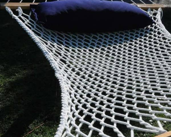 Pergola with hammock