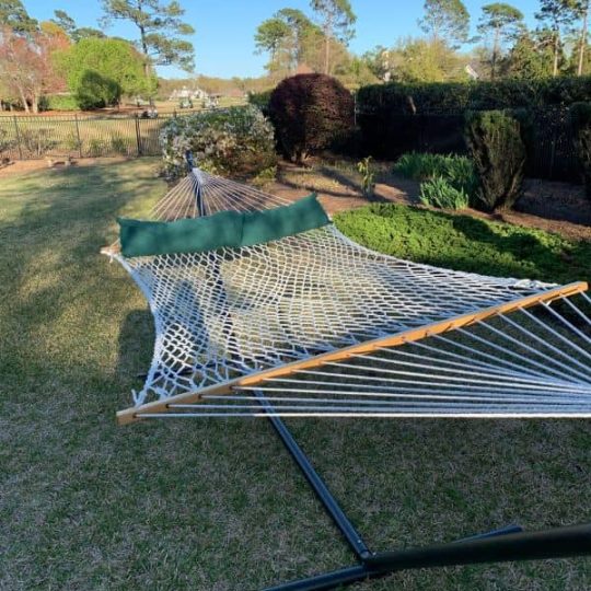 Deluxe hammock pergola